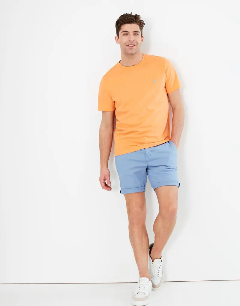 Joules Chino Shorts with Elastic Waist Blue-2